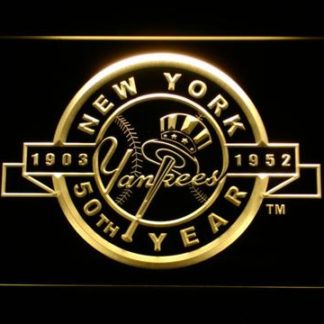 New York Yankees 50th Anniversary Logo - Legacy Edition neon sign LED