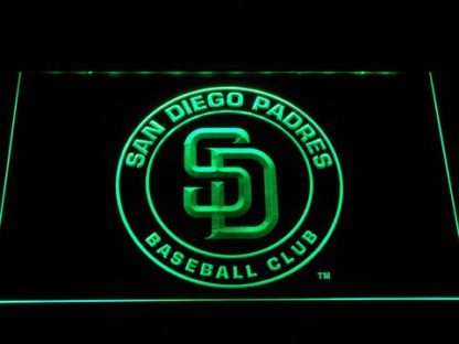San Diego Padres Badge neon sign LED