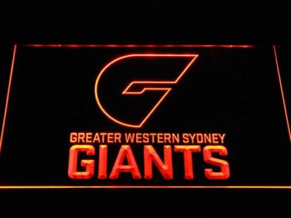 Greater Western Sydney Giants neon sign LED