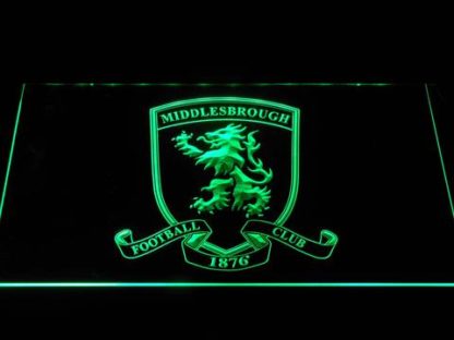 Middlesbrough Football Club 2 neon sign LED