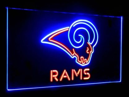 Los Angeles Rams Football Bar Decoration Gift Dual Color Led Neon Sign neon sign LED