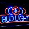 Bud Light Pool Room 9 Ball Snooker Billiard Dual Color Led Neon Sign - Image 5