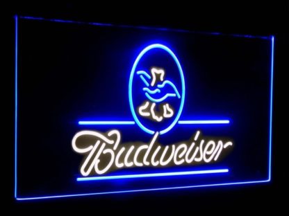 Budweiser Eagle US Beer Company Bar Decor Dual Color Led Neon Sign neon sign LED