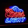 Coors Light Mountain Beer Bar Decoration Gift Dual Color Led Neon Sign