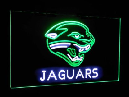 Jacksonville Jaguars Football Bar Decor Dual Color Led Neon Sign neon sign LED