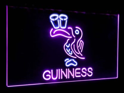 Lovely Day Guinness Beer Toucan Bar Decor Dual Color Led Neon Sign neon sign LED
