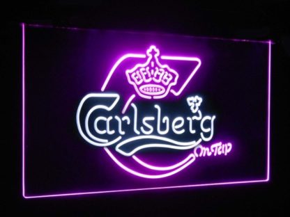 Carlsberg on tap Fresh Beer Bar Decor Dual Color Led Neon Sign neon sign LED