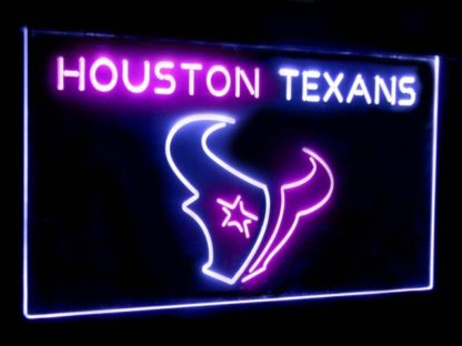 Houston Texans Football Bar Decoration Gift Dual Color Led Neon Sign neon sign LED