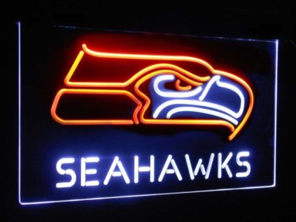 Seattle Seahawks Football NFL Bar Decor Dual Color Led Neon Sign neon sign LED