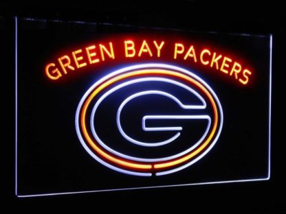 Green Bay Packers Football Bar Decor Dual Color Led Neon Sign neon sign LED