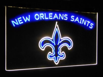 New Orleans Saints Football Bar Decor Dual Color Led Neon Sign neon sign LED