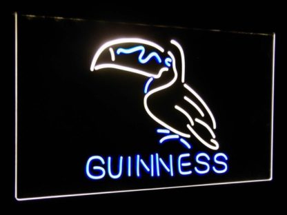 Guinness Toucan Stout Draught Beer Bar Decor Dual Color Led Neon Sign neon sign LED