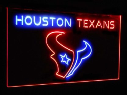 Houston Texans Football Bar Decoration Gift Dual Color Led Neon Sign neon sign LED