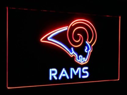 Los Angeles Rams Football Bar Decoration Gift Dual Color Led Neon Sign neon sign LED