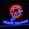 Miami Dolphins Football Bar Decoration Gift Dual Color Led Neon Sign - Image 7