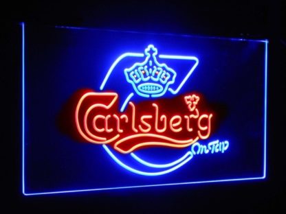 Carlsberg on tap Fresh Beer Bar Decor Dual Color Led Neon Sign neon sign LED