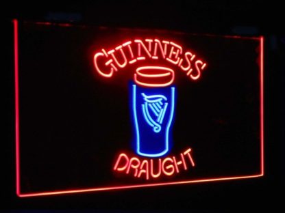 Guinness Draught Ale Beer Bar Decoration Gift Dual Color Led Neon Sign neon sign LED