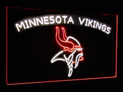 Minnesota Vikings Football Bar Decor Dual Color Led Neon Sign neon sign LED