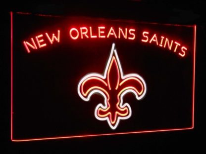 New Orleans Saints Football Bar Decor Dual Color Led Neon Sign neon sign LED