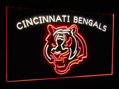 Cincinnati Bengals Football Bar Decor Dual Color Led Neon Sign neon sign LED