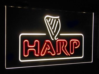 Harp Beer Bar Decoration Gift Dual Color Led Neon Sign neon sign LED