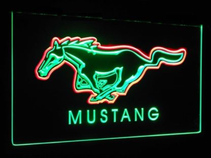 Mustang Ford Horse Car Bar Decoration Gift Dual Color Led Neon Sign neon sign LED