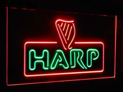 Harp Beer Bar Decoration Gift Dual Color Led Neon Sign neon sign LED