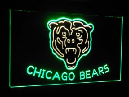 Chicago Bears Football Bar Decoration Gift Dual Color Led Neon Sign neon sign LED