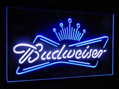 Budweiser King Beer Bar Decoration Gift Dual Color Led Neon Sign neon sign LED