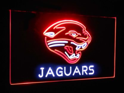 Jacksonville Jaguars Football Bar Decor Dual Color Led Neon Sign neon sign LED
