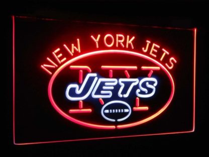 New York Jets Football Bar Decoration Gift Dual Color Led Neon Sign neon sign LED