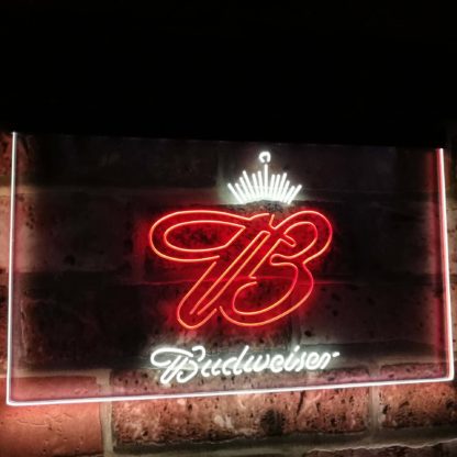 Budweiser Crown King Beer Bar Decoration Gift Dual Color Led Neon Sign neon sign LED