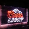 Coors Light Mountain Beer Bar Decoration Gift Dual Color Led Neon Sign - Image 2
