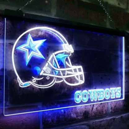 Dallas Cowboys Football Bar Decoration Gift Dual Color Led Neon Sign neon sign LED