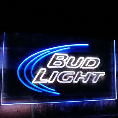 Bud Light Beer Ice Bar Decoration Gift Dual Color Led Neon Sign neon sign LED
