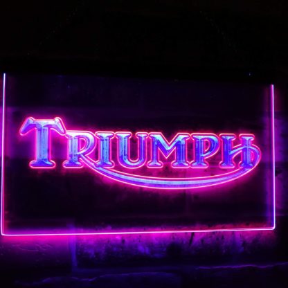 Triumph Car Truck Bar Decoration Gift Dual Color Led Neon Sign neon sign LED