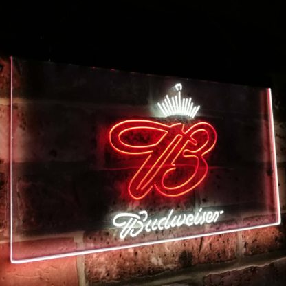 Budweiser Crown King Beer Bar Decoration Gift Dual Color Led Neon Sign neon sign LED