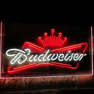 Budweiser King Beer Bar Decoration Gift Dual Color Led Neon Sign neon sign LED