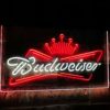 Budweiser King Beer Bar Decoration Gift Dual Color Led Neon Sign - Image 3