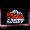 Coors Light Mountain Beer Bar Decoration Gift Dual Color Led Neon Sign - Image 3