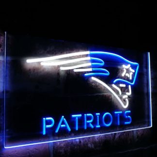 New England Patriots Football Bar Decor Dual Color Led Neon Sign neon sign LED