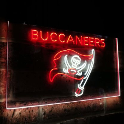 Tampa Bay Buccaneers Football Bar Decor Dual Color Led Neon Sign neon sign LED