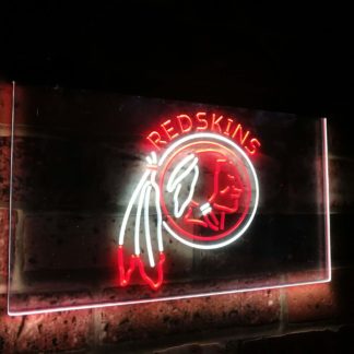 Washington Redskins Football Bar Decor Dual Color Led Neon Sign neon sign LED