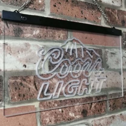 Coors Light Mountain Beer Bar Decoration Gift Dual Color Led Neon Sign neon sign LED