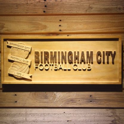 Birmingham City Football Club Wood Sign neon sign LED