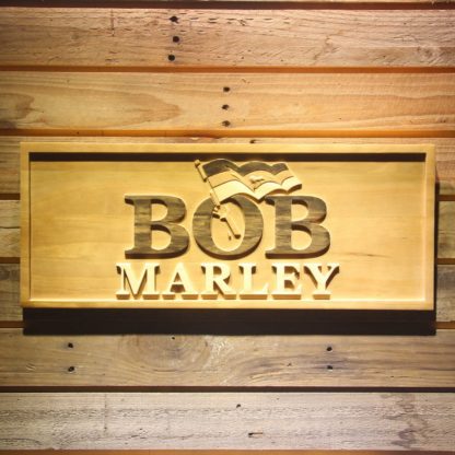 Bob Marley Wood Sign neon sign LED