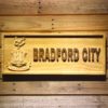 Bradford City AFC Crest Wood Sign