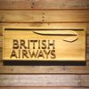 British Airways Wood Sign