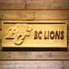 British Columbia Lions Wood Sign - Legacy Edition