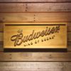 Budweiser King of Beers Slanted Wood Sign